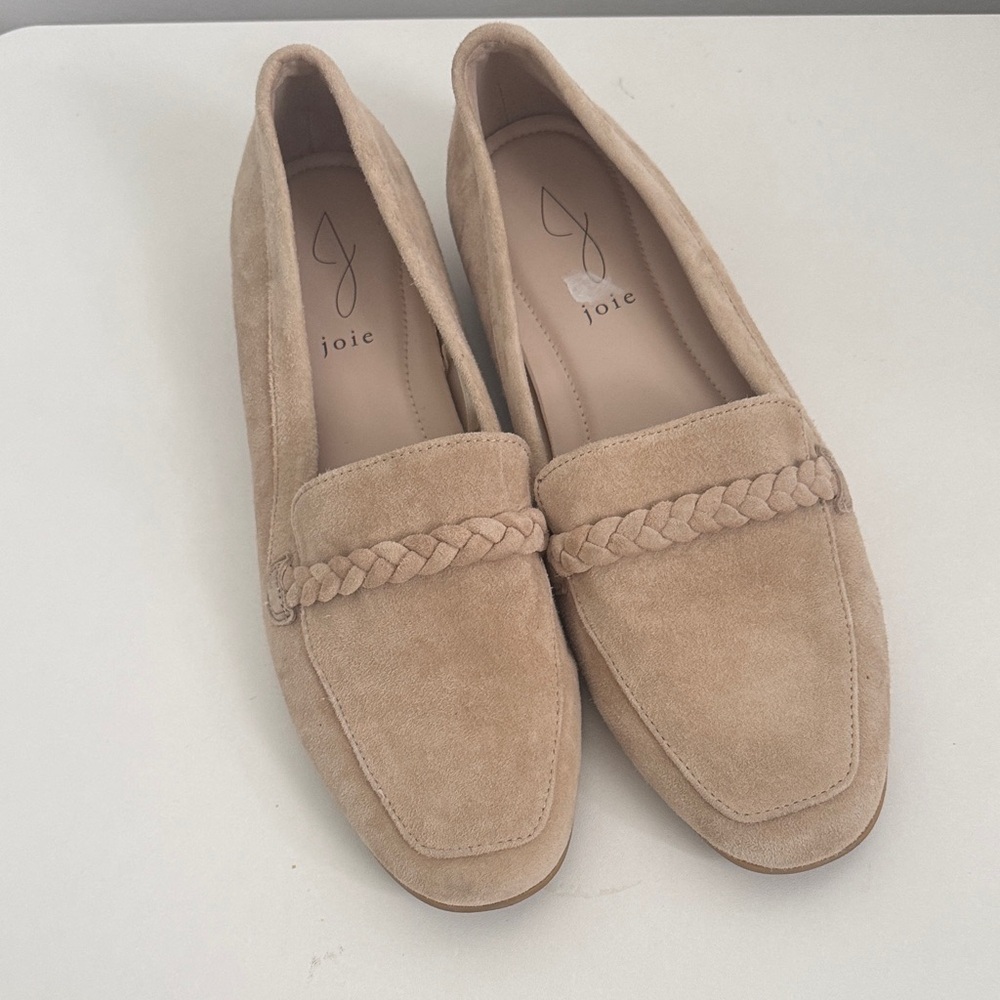 JOIE Cream suede leather Loafers size 9M - Picture 3 of 8